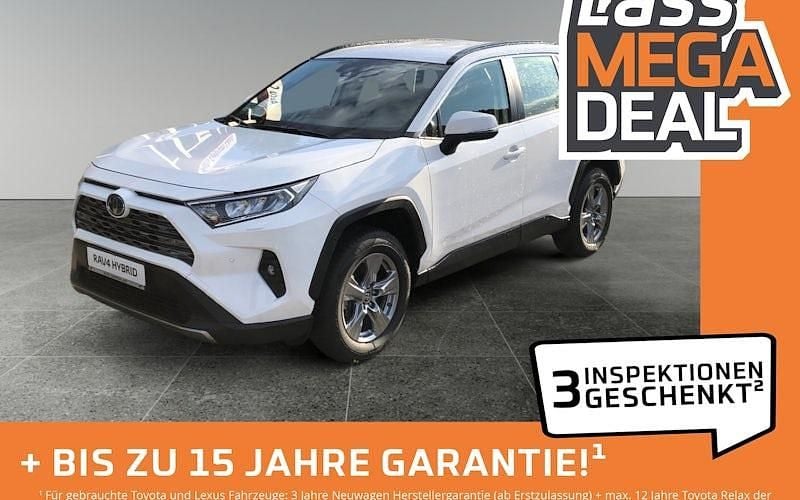 Weiß Gebraucht 2025 Toyota RAV4 Hybrid Business Edition SUV | 35.980 € - Bild 1/4