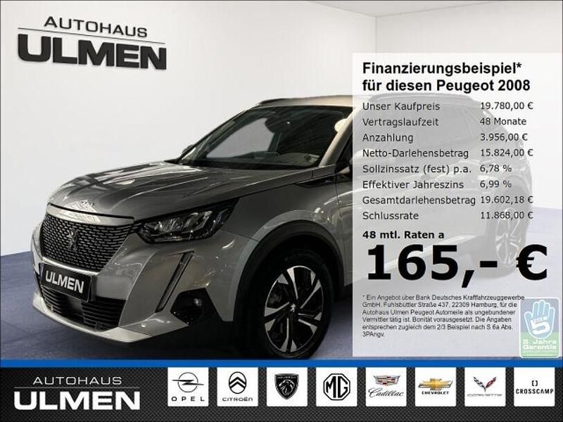 Grau Gebraucht 2021 Peugeot e-2008 Allure SUV | 19.780 € (Etwas zu teuer) - Bild 1/4