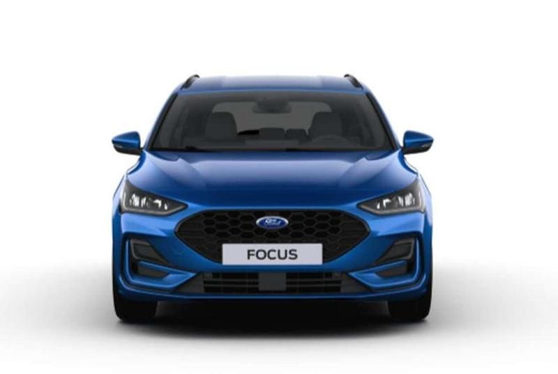 Desert island blue metallic Neu 2025 Ford Focus ST-Line X Kombi | 28.741 € (Guter Preis) - Bild 1/4