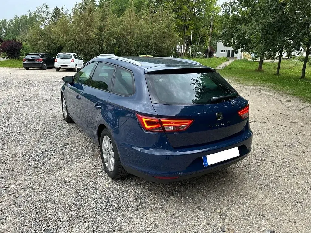 Gebraucht Seat Leon ST Style 110 PS (80 kW) 2017 Blau Kombi
