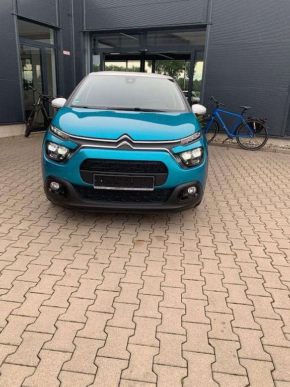 Blau Gebraucht 2021 Citroën C3 Shine Kleinwagen | 11.490 € (Fairer Preis) - Bild 1/4