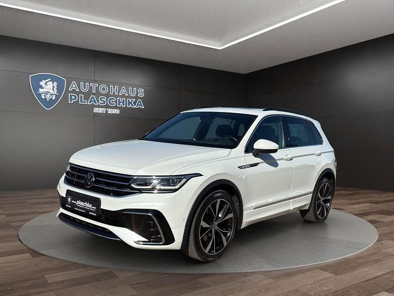 Oryxweiß perlmutteffekt Gebraucht 2022 VW Tiguan R-line SUV | 39.950 € (Teuer) - Bild 1/4