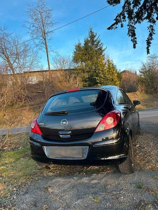 Gebraucht Opel Corsa 80 PS (58 kW) 2008 Schwarz Kleinwagen