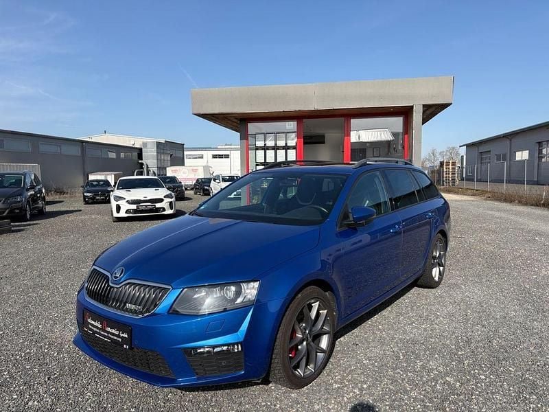 Gebraucht Skoda Octavia RS 184 PS (135 kW) 2015 Modra race/race blue Kombi