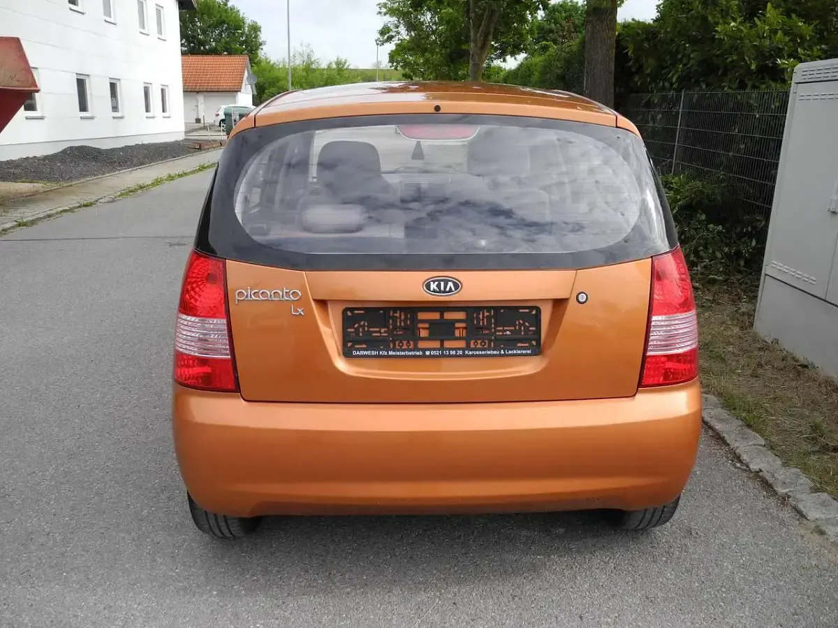 Gebraucht Kia Picanto 61 PS (44 kW) 2007 Orange Kleinwagen