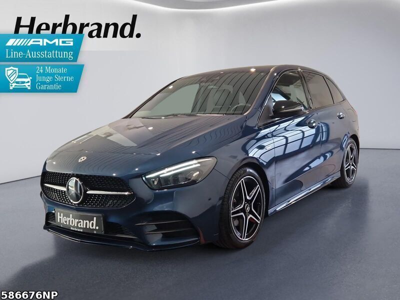 Blau Gebraucht 2021 Mercedes B180 AMG Van / Kleinbus | 26.990 € (Guter Preis) - Bild 1/4