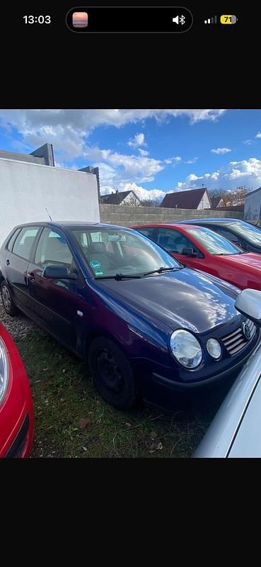 Blau Gebraucht 2003 VW Polo Kleinwagen | 550 € (Superpreis) - Bild 1/3