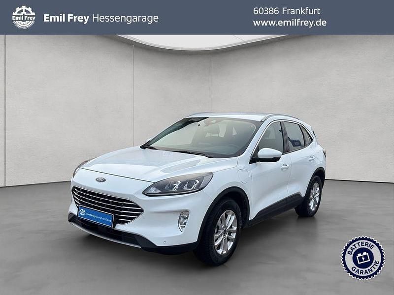 Frozen white Gebraucht 2022 Ford Kuga Titanium SUV | 19.450 € (Superpreis) - Bild 1/3