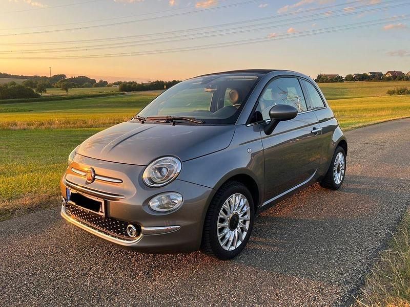 Grau Gebraucht 2017 Fiat 500C Lounge Cabrio | 10.990 € (Fairer Preis) - Bild 1/4