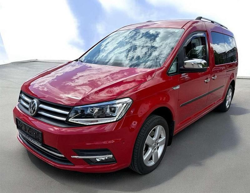 Rot Gebraucht 2017 VW Caddy Maxi Van / Kleinbus | 17.984 € (Fairer Preis) - Bild 1/4