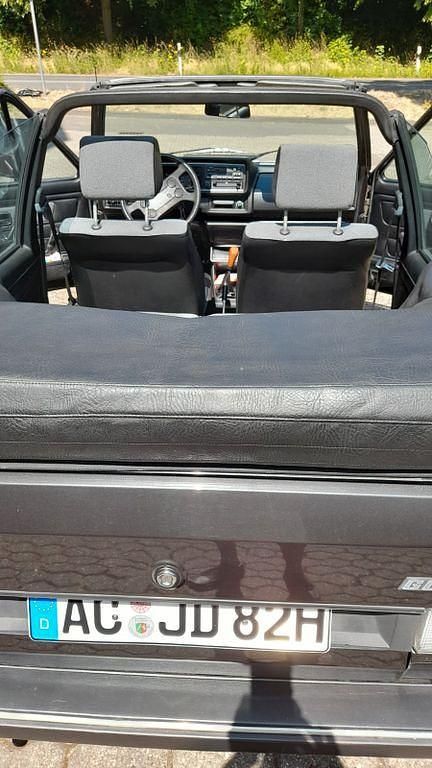 Gebraucht VW Golf Cabriolet 75 PS (55 kW) 1984 Schwarz Cabrio