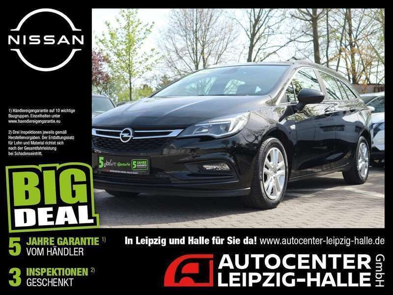 Onyx schwarz Gebraucht 2017 Opel Astra Edition Kombi | 11.490 € (Fairer Preis) - Bild 1/4