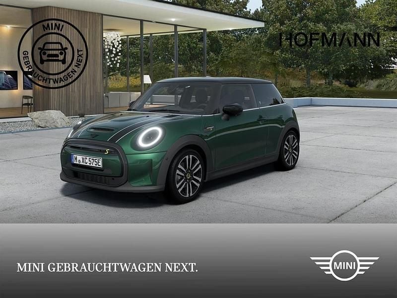 British racing green metallic Gebraucht 2023 Mini Cooper SE Kleinwagen | 20.860 € (Guter Preis) - Bild 1/3