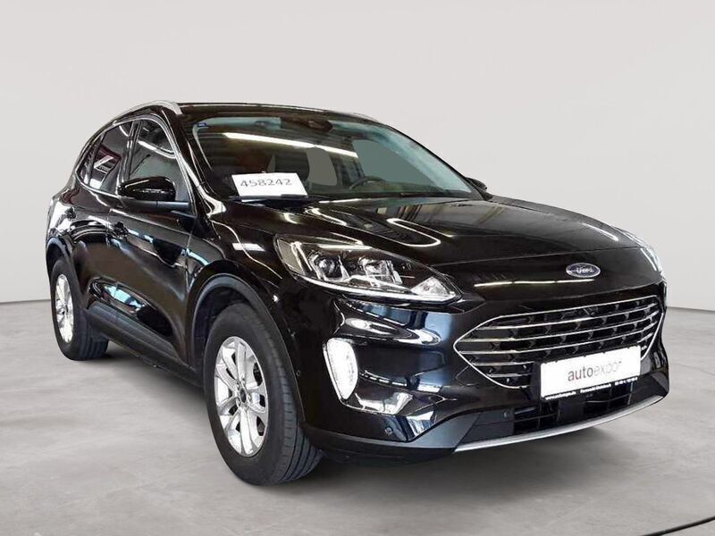 Agate black metallic Gebraucht 2022 Ford Kuga Titanium SUV | 18.990 € (Superpreis) - Bild 1/4