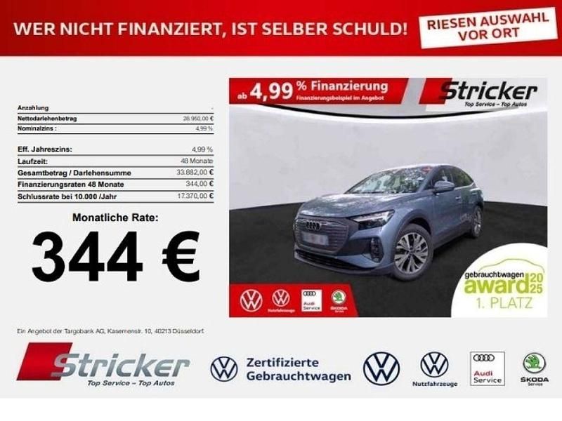 Geysirblau metallic (metallic) Gebraucht 2022 Audi e-tron SUV | 28.949 € (Guter Preis) - Bild 1/3