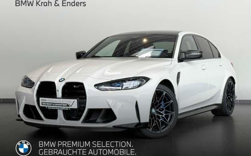 Weiss Gebraucht 2022 BMW M3 Competition Edition Limousine | 74.288 € (Teuer) - Bild 1/4