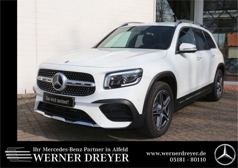 Weiß Gebraucht 2020 Mercedes GLB250 AMG line SUV | 42.490 € (Teuer) - Bild 1/4