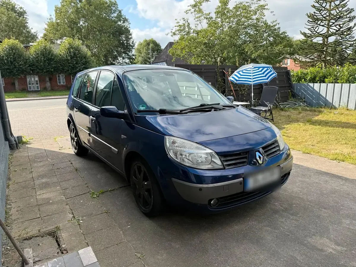 Gebraucht Renault Scénic II 120 PS (88 kW) 2006 Blau Van / Kleinbus