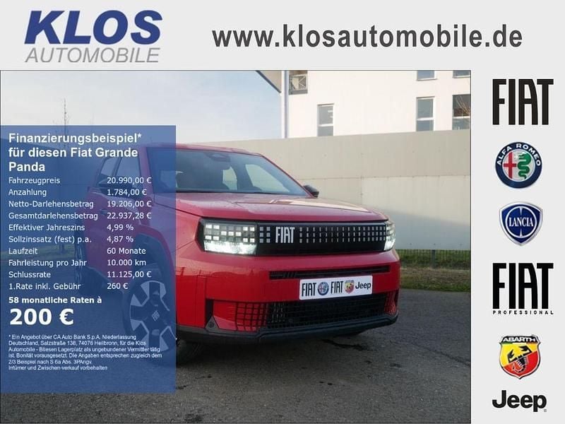Rot Neu 2026 Fiat Grande Panda Business Kleinwagen | 20.990 € (Guter Preis) - Bild 1/4