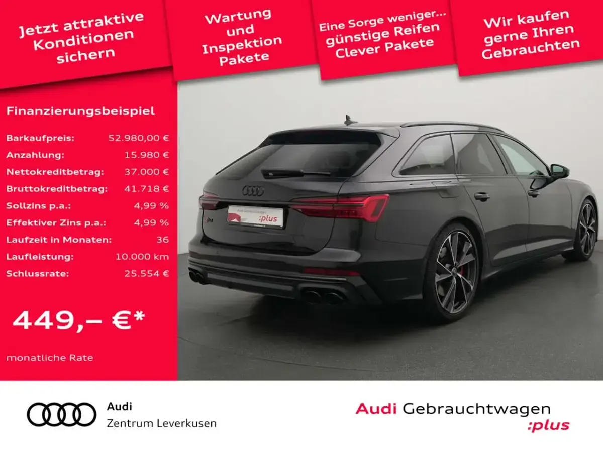 Gebraucht Audi S6 Ambiente 344 PS (253 kW) 2022 Mythosschwarz metallic Kombi