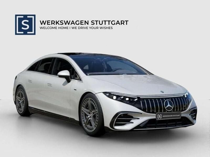 Opalithweiss lack Gebraucht 2023 Mercedes EQS 53 AMG Premium Limousine | 91.610 € (Fairer Preis) - Bild 1/4