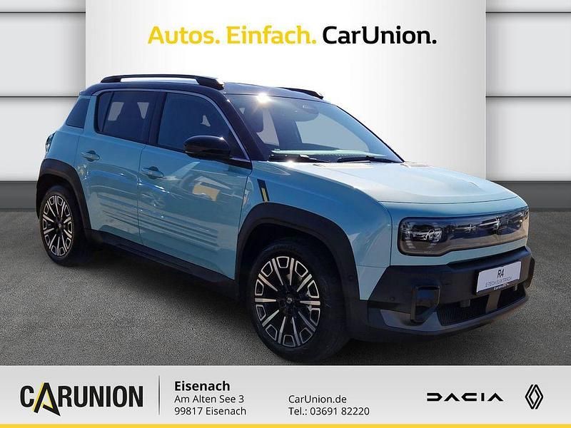 Neu Renault 4 E-Tech Iconic 110 kW (150 PS) 2025 Hautsdefrancegrün, black pearlschwarz metallic SUV