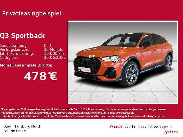 Pulsorange Gebraucht 2024 Audi Q3 Sportback S-Line SUV | 47.970 € (Etwas zu teuer) - Bild 1/2