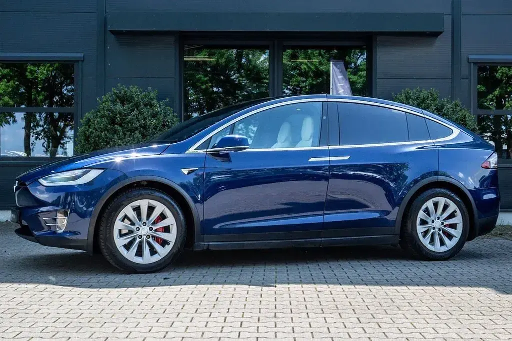 Usado Tesla Model X Performance 450 kW (612 CV) 2019 Azul SUV