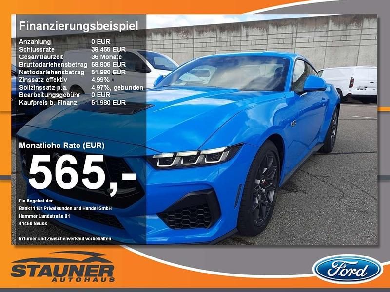Neu Ford Mustang GT 446 PS (328 kW) 2026 Grabber blue Coupé
