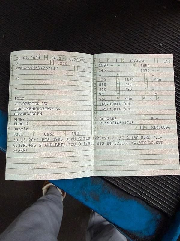 Gebraucht VW Polo 40 PS (29 kW) 2004 Schwarz Kleinwagen