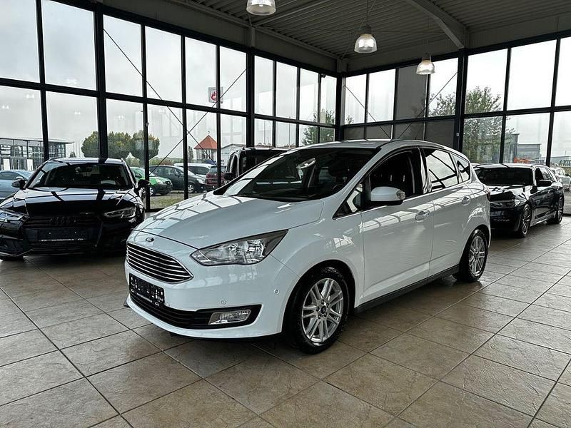 Weiß Gebraucht 2016 Ford C-MAX Titanium Van / Kleinbus | 9.980 € (Fairer Preis) - Bild 1/4