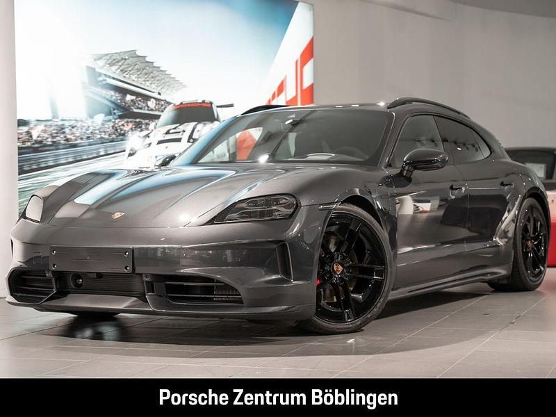 Vulkangraumetallic Gebraucht 2024 Porsche Taycan 4S Sport Turismo Limousine | 127.480 € - Bild 1/4