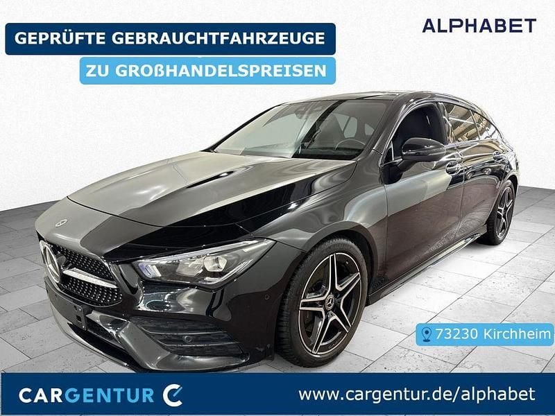 Kosmosschwarz Gebraucht 2021 Mercedes CLA220 AMG line Limousine | 24.690 € (Superpreis) - Bild 1/2