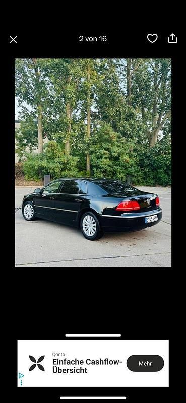 Schwarz Gebraucht 2012 VW Phaeton Limousine | 9.499 € (Fairer Preis) - Bild 1/4