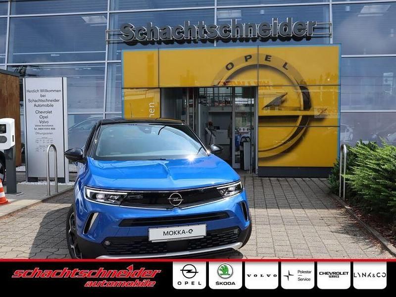 Voltaik blau metallic Gebraucht 2023 Opel Mokka-e Ultimate SUV | 24.490 € (Teuer) - Bild 1/4