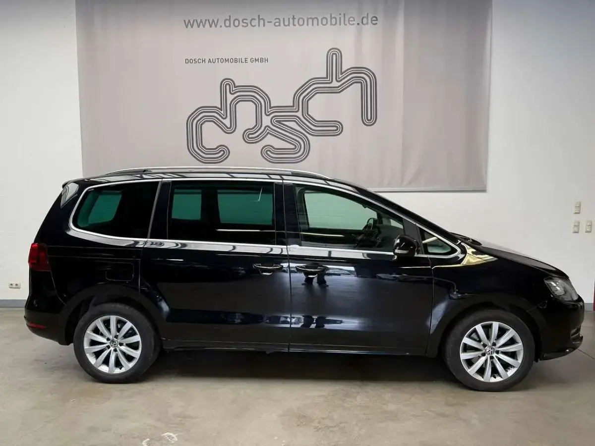 Brugt VW Sharan Highline 150 HK (110 kW) 2018 Sort MPV