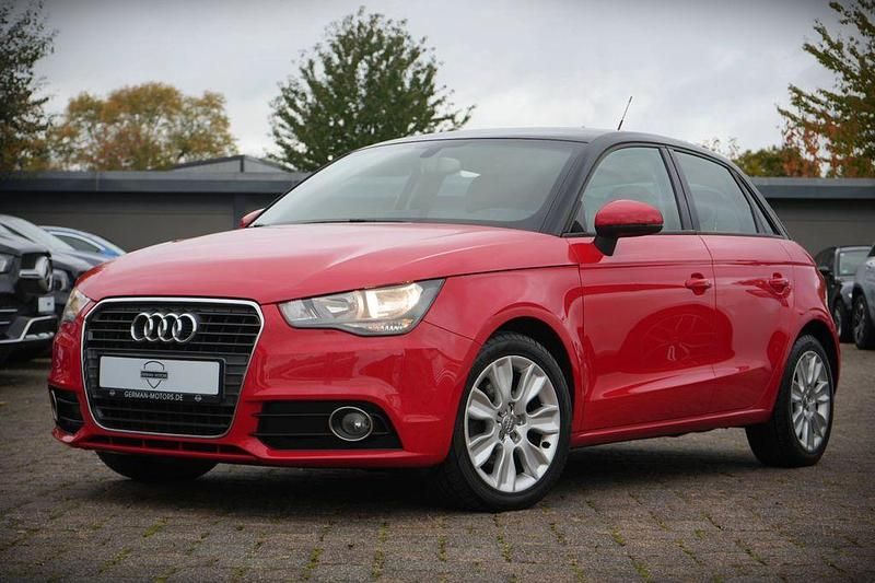 Rot Gebraucht 2012 Audi A1 Sportback Ambition Kleinwagen | 11.950 € (Fairer Preis) - Bild 1/4