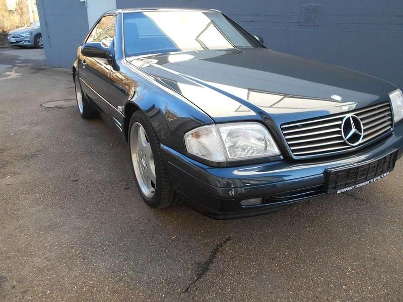 Gebraucht Mercedes SL320 AMG 224 PS (164 kW) 1999 Smaragdschwarzmwetallic Cabrio