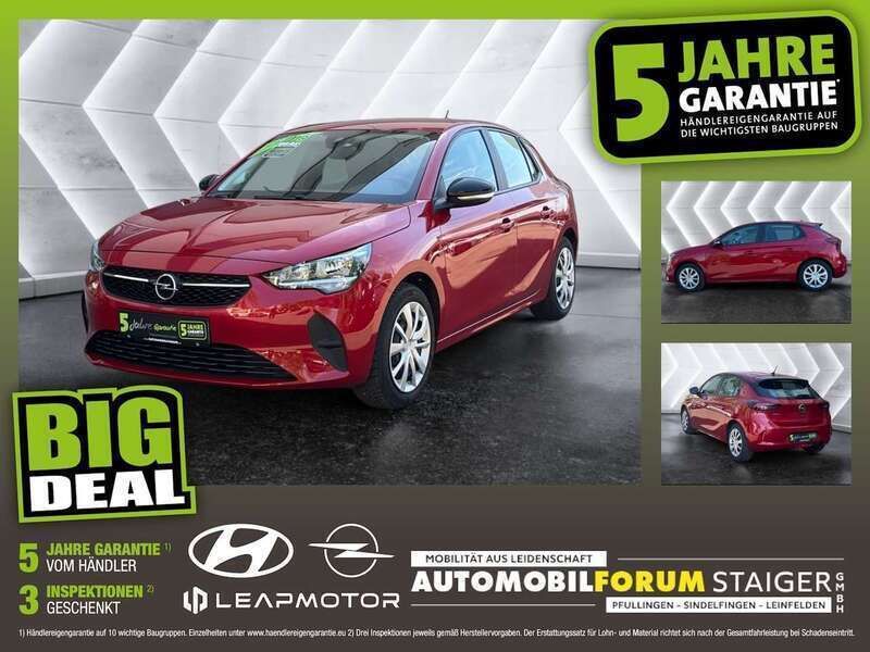 Chili rot/kardio rot Gebraucht 2022 Opel Corsa Edition Kleinwagen | 14.990 € - Bild 1/4