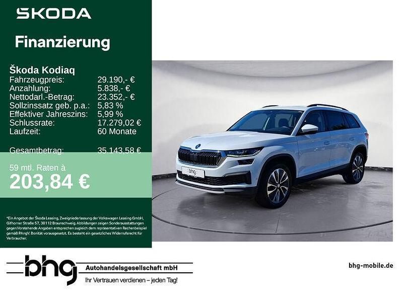 Weiß Gebraucht 2022 Skoda Kodiaq Tour SUV | 29.190 € (Guter Preis) - Bild 1/4