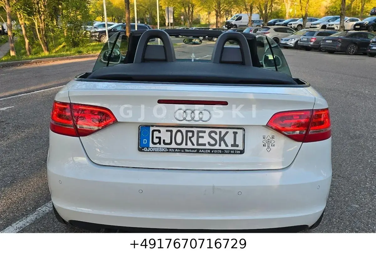Gebraucht Audi A3 Cabriolet Ambition 140 PS (102 kW) 2009 Weiß Cabrio