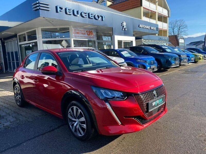 Rot Gebraucht 2021 Peugeot e-208 Active Kleinwagen | 14.400 € (Fairer Preis) - Bild 1/4
