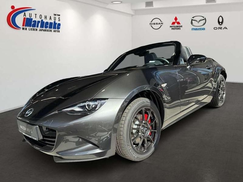 Machine grey metallic Neu 2025 Mazda MX5 Homura-Line Cabrio | 33.990 € - Bild 1/4