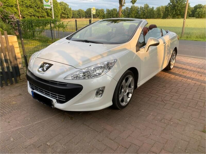 Weiß Gebraucht 2010 Peugeot 308 CC Cabrio | 8.550 € (Teuer) - Bild 1/4