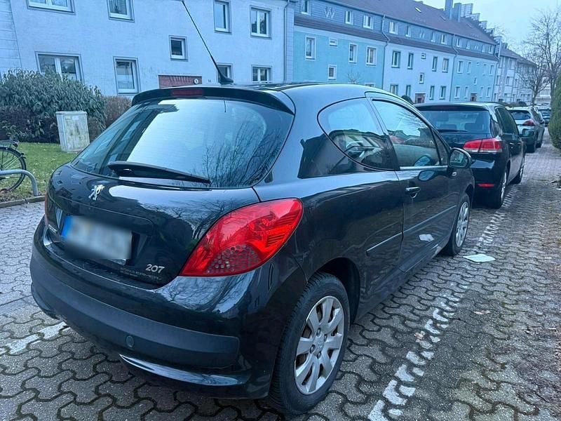 Gebraucht Peugeot 207 2006 Schwarz Kleinwagen