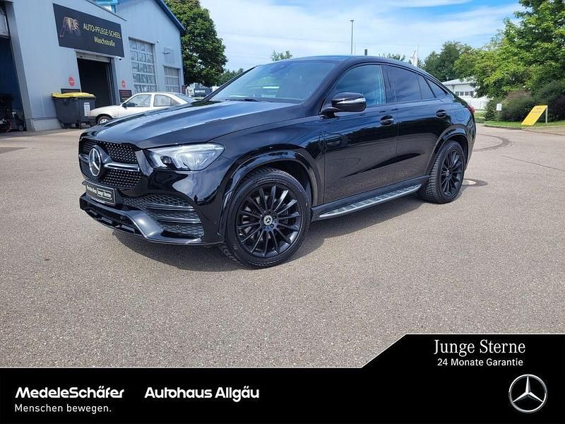 Schwarz Gebraucht 2021 Mercedes GLE350 AMG Coupé | 59.970 € - Bild 1/4