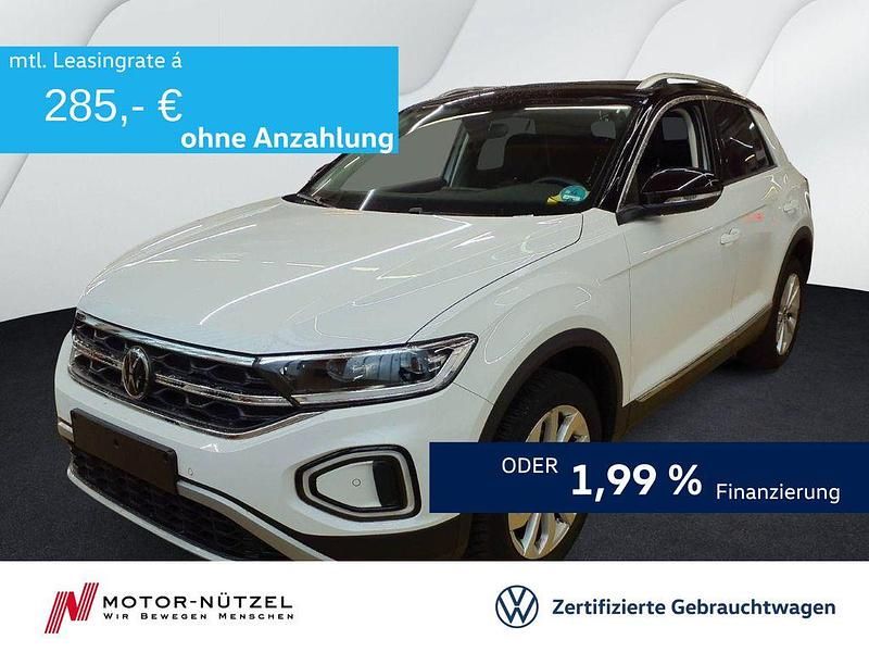 Pure white Gebraucht 2024 VW T-Roc Style SUV | 27.930 € (Guter Preis) - Bild 1/4