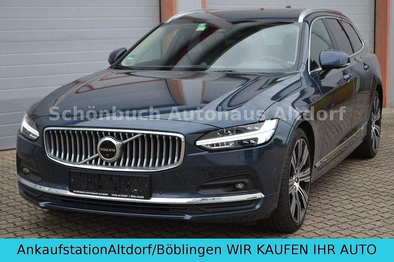 Denim blue Gebraucht 2022 Volvo V90 Ultimate Kombi | 36.490 € (Guter Preis) - Bild 1/4
