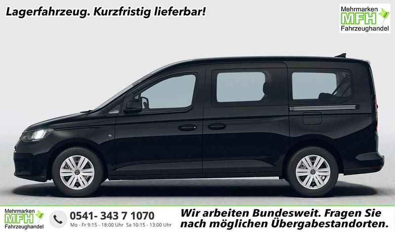 Neu VW Caddy Maxi 122 PS (89 kW) 2025 Deep black perleffekt Van / Kleinbus