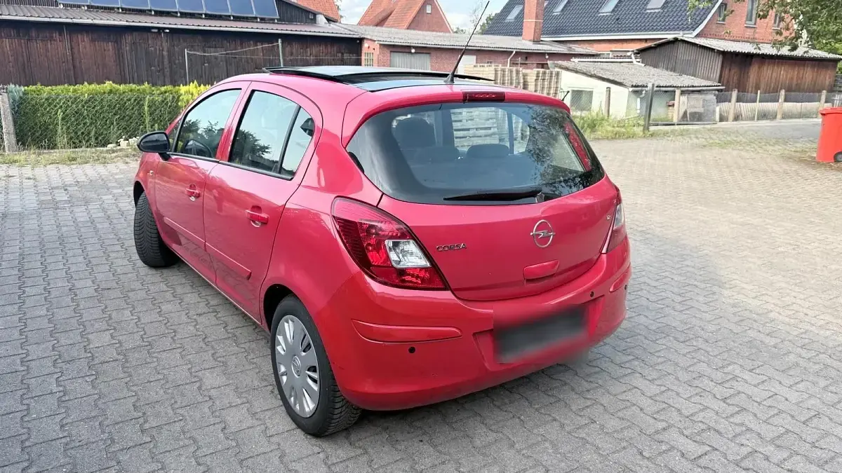 Gebraucht Opel Corsa 80 PS (58 kW) 2007 Rot Kleinwagen
